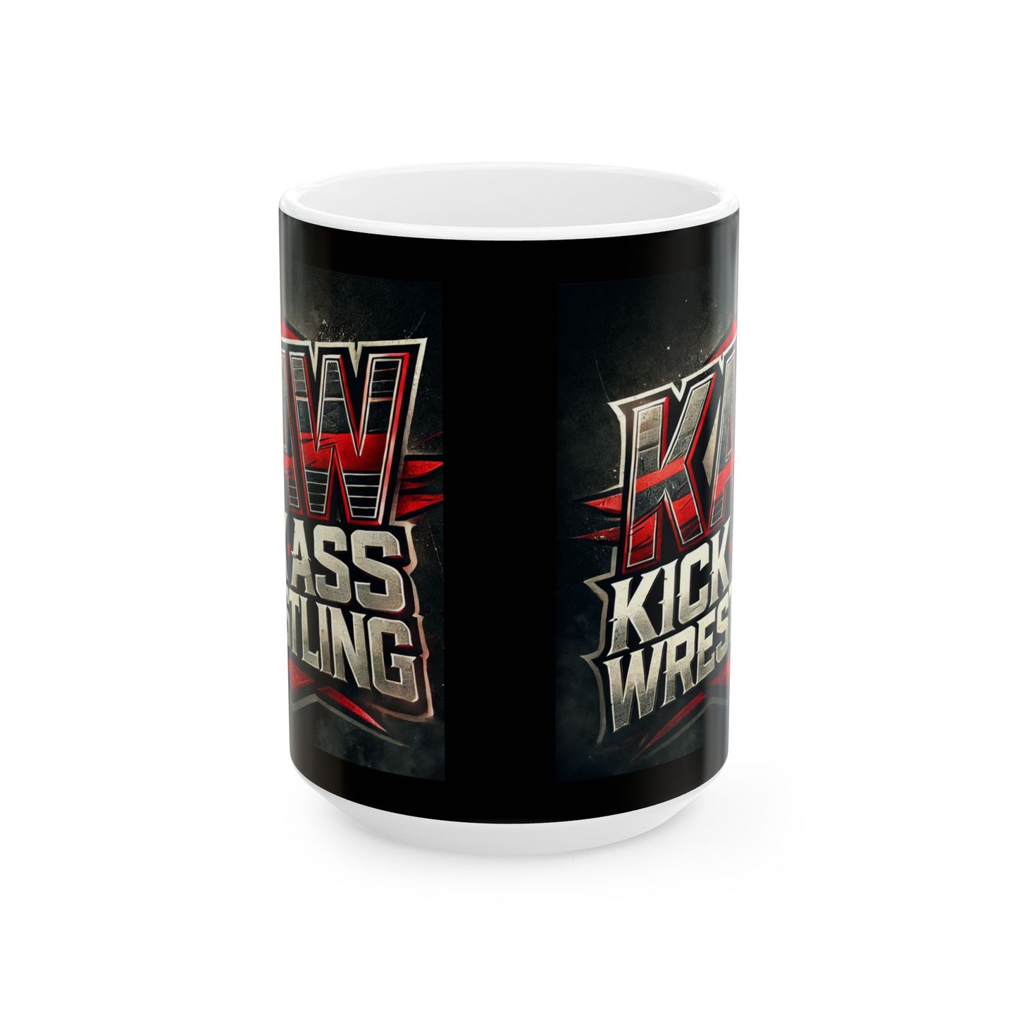 KAW Kick Ass Wrestling Ceramic Mug - Perfect Gift for Fans