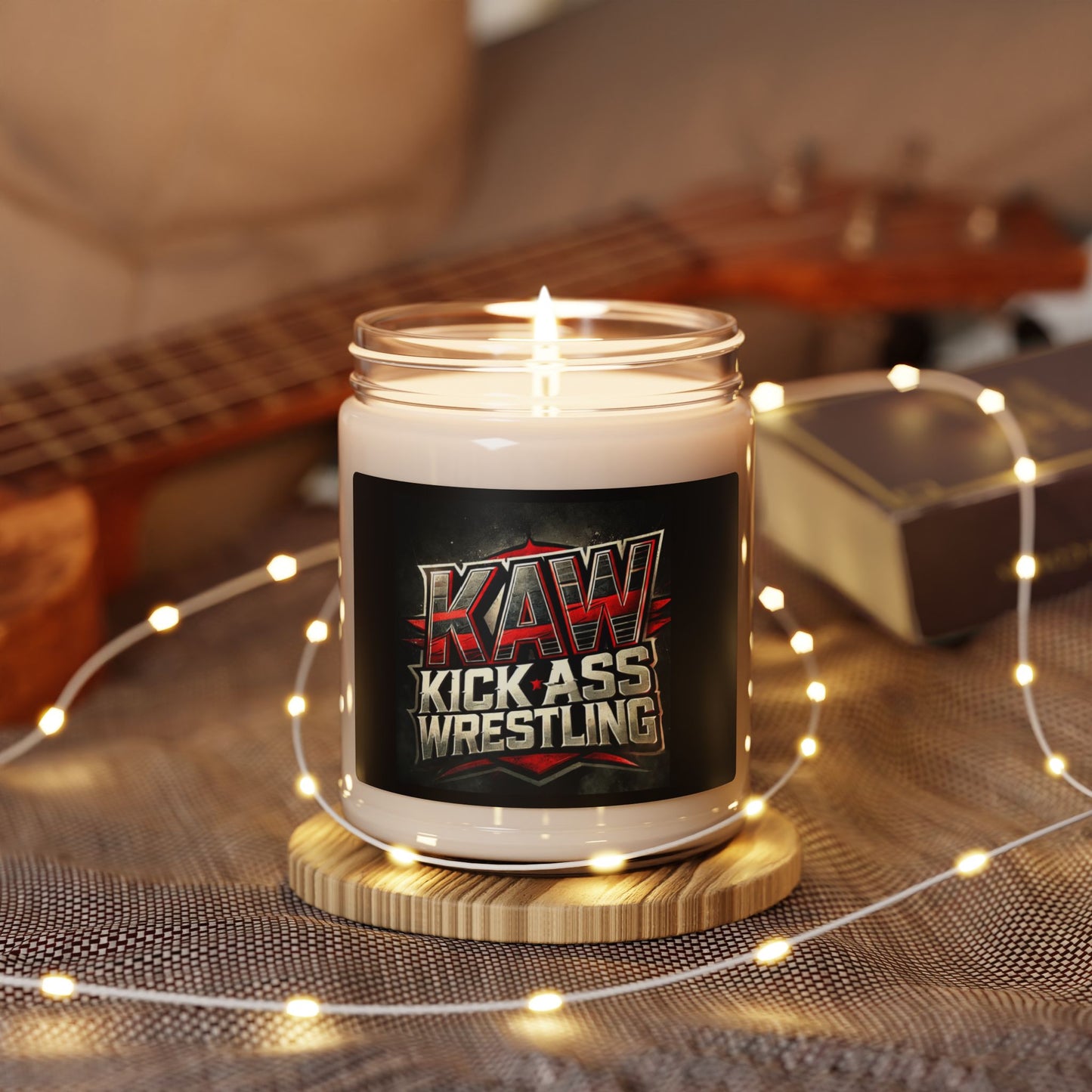 KAW Kick-Ass Wrestling Scented Soy Candle - 9oz