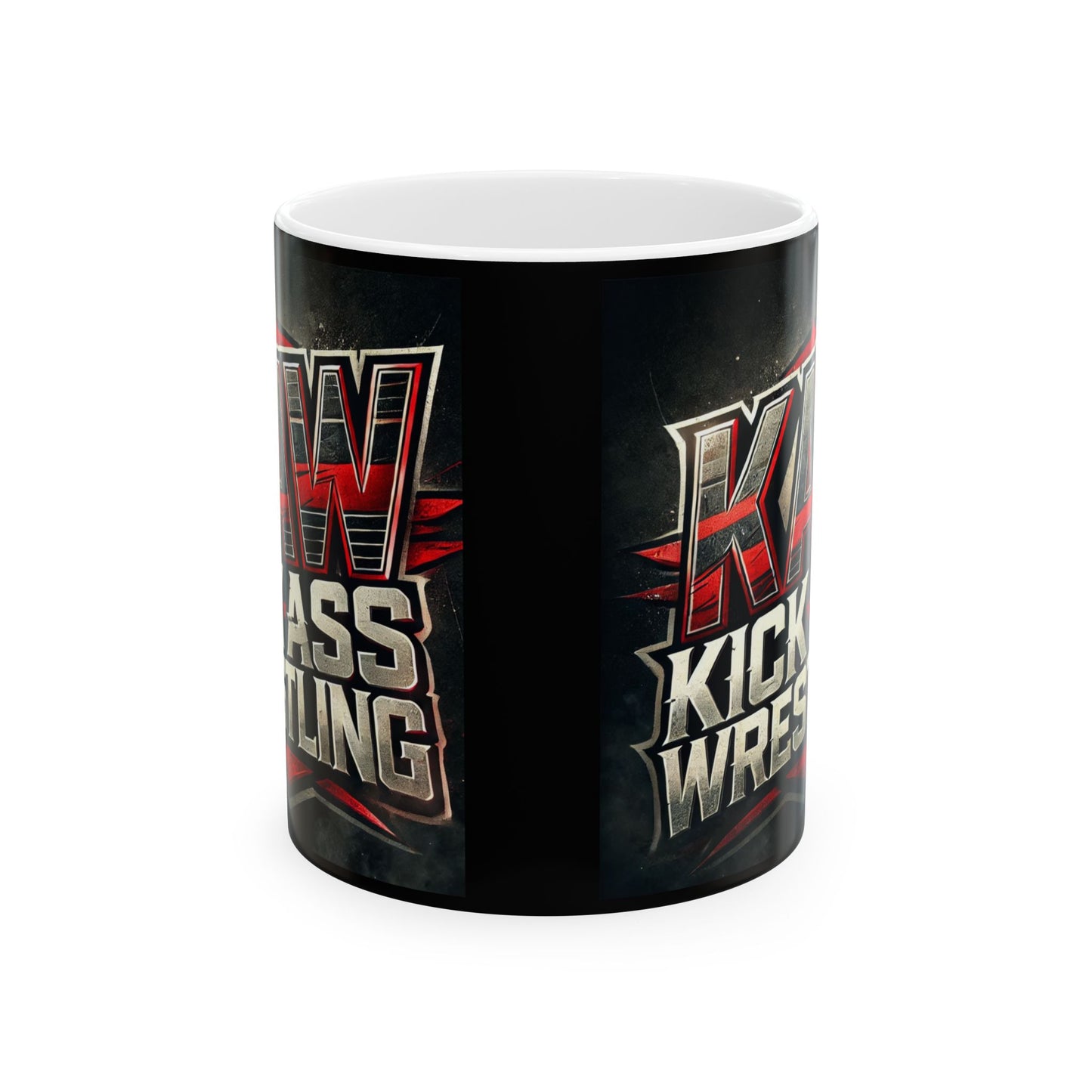 KAW Kick Ass Wrestling Ceramic Mug - Perfect Gift for Fans