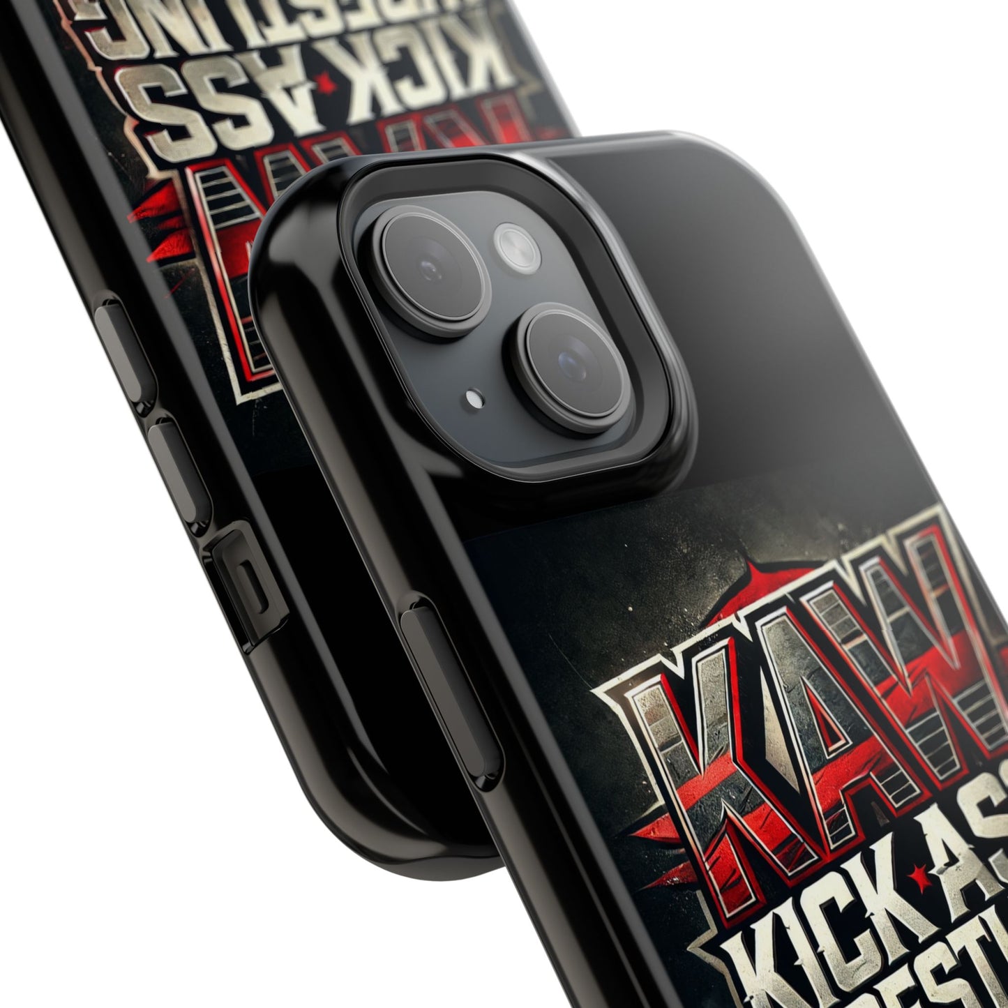 KAW Kick Ass Wrestling Magnetic Tough Case for iPhone - Durable Protection with Bold Design